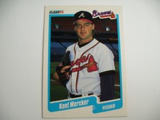 1990 Fleer Baseball ⚾ Kent Mercker - Atlanta Braves - Card #590 - Rookie