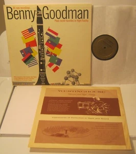 BENNY GOODMAN Plays World Favorites BRUSSELS World Fair Phonograph Record Album - Picture 1 of 3