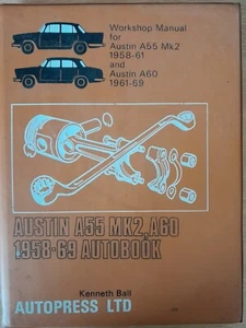 AUSTIN A55 Mk2 & A60 1958-69 AUTOBOOKS WORKSHOP MANUAL - Picture 1 of 1