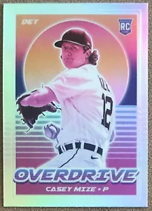 Casey Mize 2021 Panini Chronicles Overdrive Silver Prizm Rookie #17 Tigers MLB - Picture 1 of 2