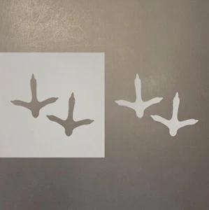 Plantilla de plástico Mylar pies de pavo aerógrafo pintura arte suministros - Imagen 1 de 1