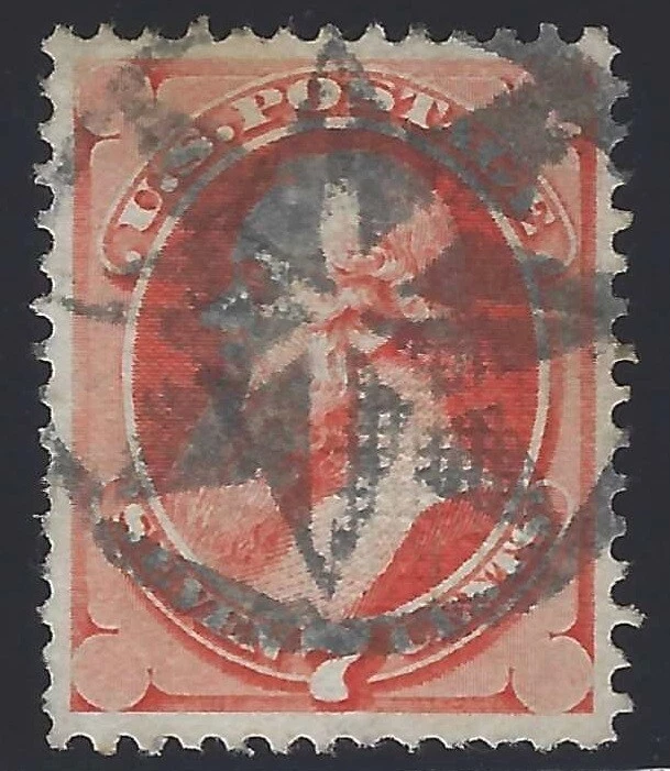 US Scott # 138A - I Grill - Clean PF Graded VF 80 Cert - NYFM Cancel       (P-4) - Image 1 of 3