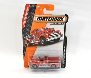 Matchbox Heroic Rescue Series Seagrave Fire Engine Truck Diecast - Picture 1 of 3