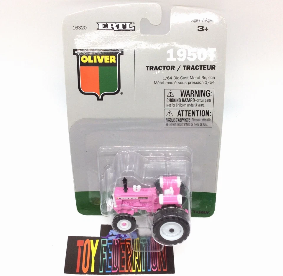 1/64 Oliver 1950t Pink Tractor Ertl Farm Toy 16320