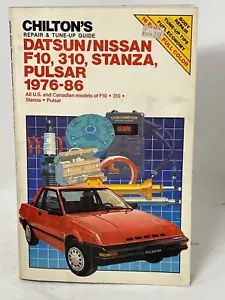 Chilton's 1976-1988 Datsun/Nissan/f10-310-Stanza-Pulsar Repair Manual - Imagen 1 de 5