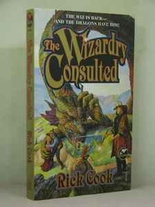 1st,signed by 2(author,artist),Wizardry 4:Wizardry Consulted by Rick Cook (1995) - Picture 1 of 3