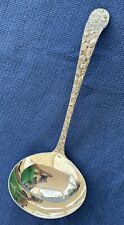 12.5" SOUP LADLE Baltimore Rose by Schofield Sterling Silver No Monogram
