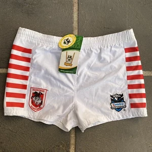NRL St George Dragons Player Shorts Youth Size 14 Football Rugby League - Picture 1 of 10