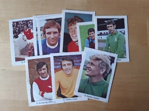 IPC Cards - My Favourite Soccer Stars 1971 - Valiant & TV 21 Red Back - Picture 1 of 78