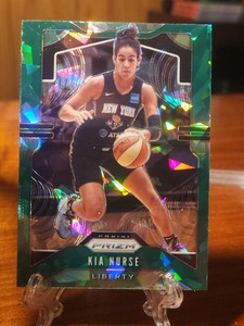 2020 Panini Prizm WNBA #19 Kia Nurse Green Ice Prizm Fanatics Exclusive 