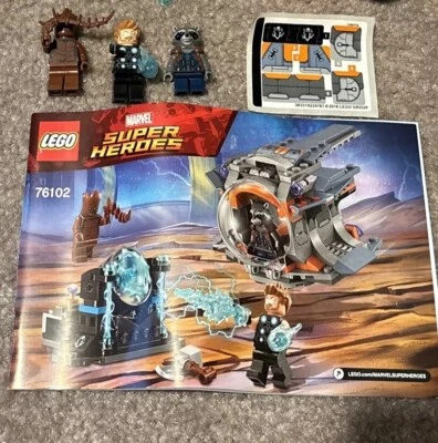 Lego 76102 - Thor's Weapon Quest Marvel Infinity War - Groot Rocket Foto 1 de 2