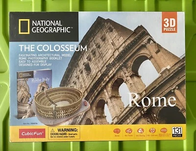 National Geographic Rome The Colosseum 3D Puzzle Brand New - Factory Sealed - Image 1 of 3