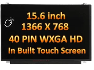 Nuevo B156XTK01.0 HP PANTALLA LCD GENUINA 15.6 LED TÁCTIL DELGADA 15-AC 15-AC121DX LCD - Imagen 1 de 8