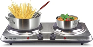 90.825 Fornello Elettrico in Acciaio Inossidabile Con 5 Livelli Di Potenza - For - Foto 1 di 12