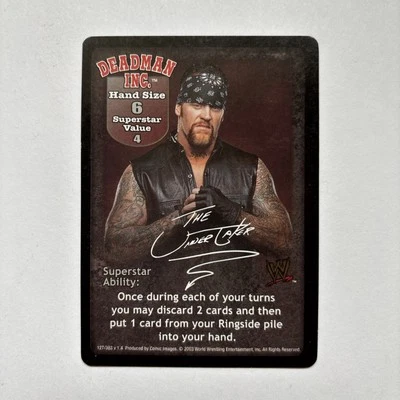 Deadman Inc. Superstar Card Survivor Series 2 WWE WWF Raw Deal card game ccg - Image 1 of 4