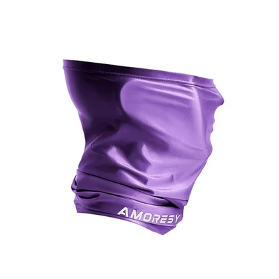 AMORESY Unisex Satinado Brillante Protector Solar Bufandas Pesca Ciclismo Spandex Pañuelo Foto 1 de 4