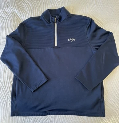 Callaway Logo Men’s 1/4 Zip Golf Pullover Mens Medium - Image 1 of 4