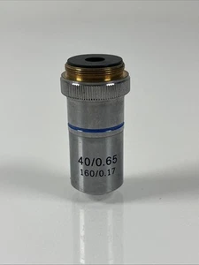 Microscope Objective Lens 40/0.65 - 160/ 0.17 - Picture 1 of 3