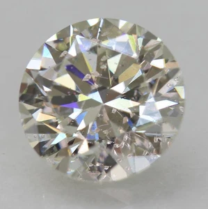 Diamante sfuso certificato 1,08 carati F VS2 tondo brillante naturale potenziato 6,62 mm - Foto 1 di 4