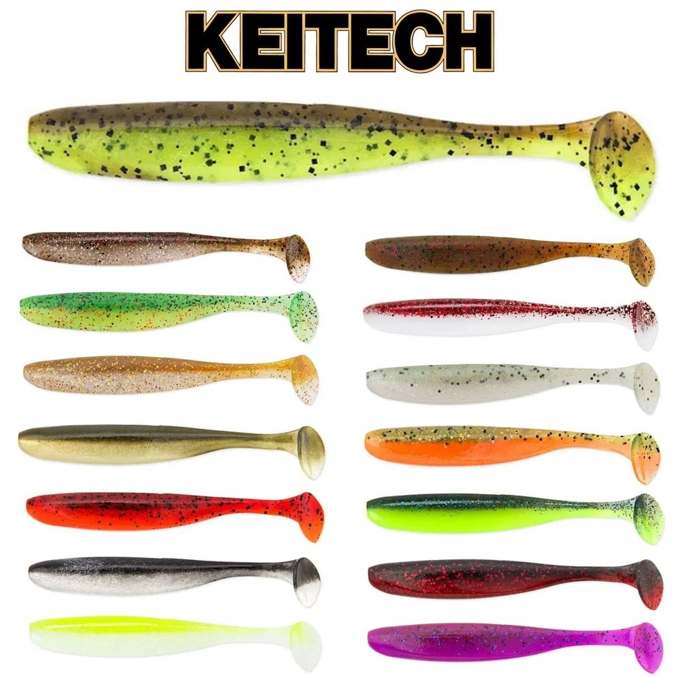 KEITECH 3" Easy Shiner | Gummifisch Hecht Zander Barsch Japanische Köder 7,2cm - Bild 1 von 1
