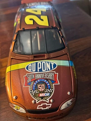Jeff Gordon 1/24 Diecast #24 Dupont 50 Aniversity Nascar 1:24 Tinte Fundido Chevy Foto 1 de 4