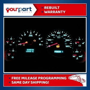 07.5-13 YUKON XL SIERRA SILVERADO INSTRUMENT CLUSTER SPEEDOMETER 20774722 H9AU - Picture 1 of 6