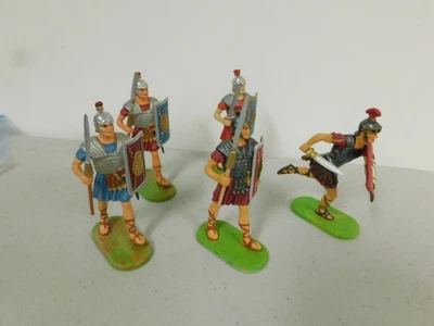 Preiser Elastolin 70 мм Римская наступательная группа x5 WW - Изображение 1 из 2