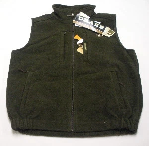 Drake Waterfowl 160 2X Olive Green Fleece Layering Vest - Image 1 of 2