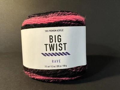 Joann Big Twist RAVE Colorway Scene Queen, 312 Yds Ea, 5.3oz NEW - Image 1 of 4