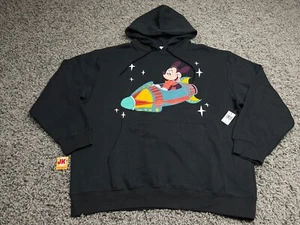 NEW Disney Hoodie Adult XL Black Mickey Mouse Play In The Park Astro Orbiter - Picture 1 of 10