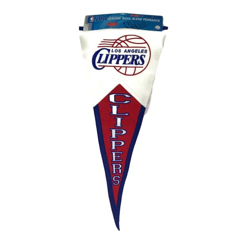 Winning Streak Los Angeles Clippers NBA Basketball Pennant Wool Blend Large 40" Cover