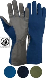 Tactical GI Nomex Flight Gloves Flyers Military Pilot Heat & Flame Resistant - Picture 1 of 6