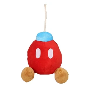 Red Bob-omb Bomb Super Mario Bros Kart World Plush Toy Stuffed Animal Figure 6" - Picture 1 of 6
