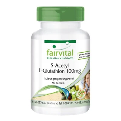 FAIRVITAL S-acetil L-glutatione - 90 capsule - forma stabile ad alta biodisponibilità |...