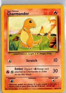 Charmander Base Set #046/102 Common Lightly played - Picture 1 of 2