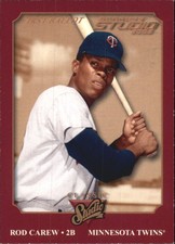 2002 (TWINS) Studio Classic First Ballot #18 Rod Carew/91
