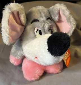 Vintage Mighty Star Mouse Plush Toy Made in Quebec 6”Get A-head With Head-z’s - Picture 1 of 16