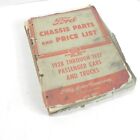 Vintage 1928-1937 Ford Chassis Parts And Price List Cars Trucks Rough Copy Book