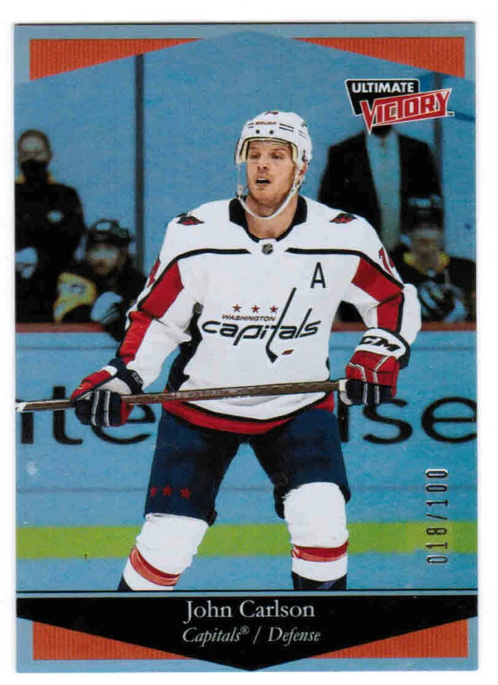 20/21 2020 UD EXTENDED JOHN CARLSON UV-13 ULTIMATE VICTORY SILVER /100 CAPITALS - Image 1 of 1