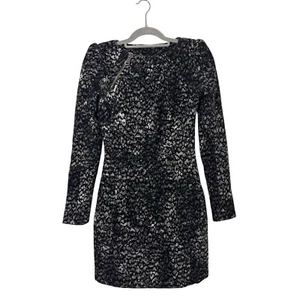 Viktor & Rolf Mini Dress Women 40 Textured Dark Academia Edgy Vamp Grunge Italy - Picture 1 of 9
