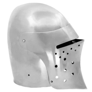 Houndskull Bascinet - 18 Gauge Steel - Picture 1 of 13