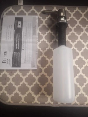 Dispensador de Jabón Pfister Lima Montaje en Cubierta Acero Inoxidable Nuevo Completo Foto 1 de 2