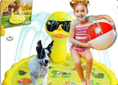 Aywewii Splash Pad & Sprinkler for Kids & Toddlers Play Inflatable Mat - Image 1 of 4