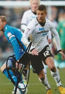 DERBY: MICHAEL JACOBS SIGNED 6x4 ACTION PHOTO+COA - Picture 1 of 1