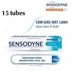 15 tubes SENSODYNE Toothpaste Cool Gel 100 grams, SENSITIVE TEETH, Proven Relief