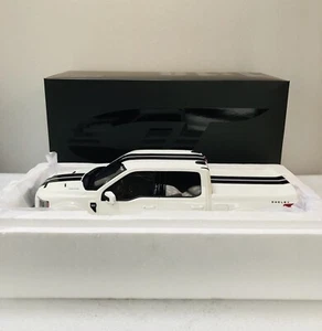 1/18 GT Spirit Ford Shelby F-150 Pick-Up Truck White/black Stripe 2022 GT415 - Picture 1 of 15