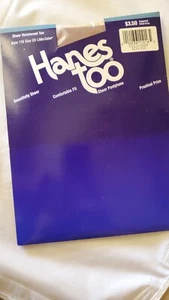 Vintage 1994 HANES TOO Pantyhose Size CD Style116 Little Color - Picture 1 of 2