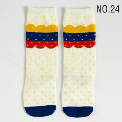 Calcetines largos de algodón con estampado de animales hasta la rodilla y dibujos animados para niños bebés pequeños Foto 1 de 4