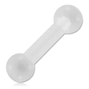 Barbell acrylique avec boules - Imagen 1 de 4
