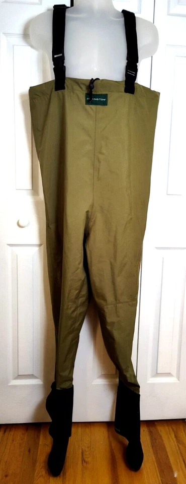 Redington Waders Men's Small Army Green Fly Fishing Stockings Crosswater - Image 1 of 4